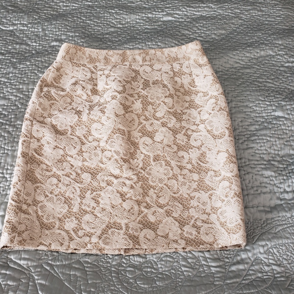 Banana Republic Brocade Skirt, Size 6P.